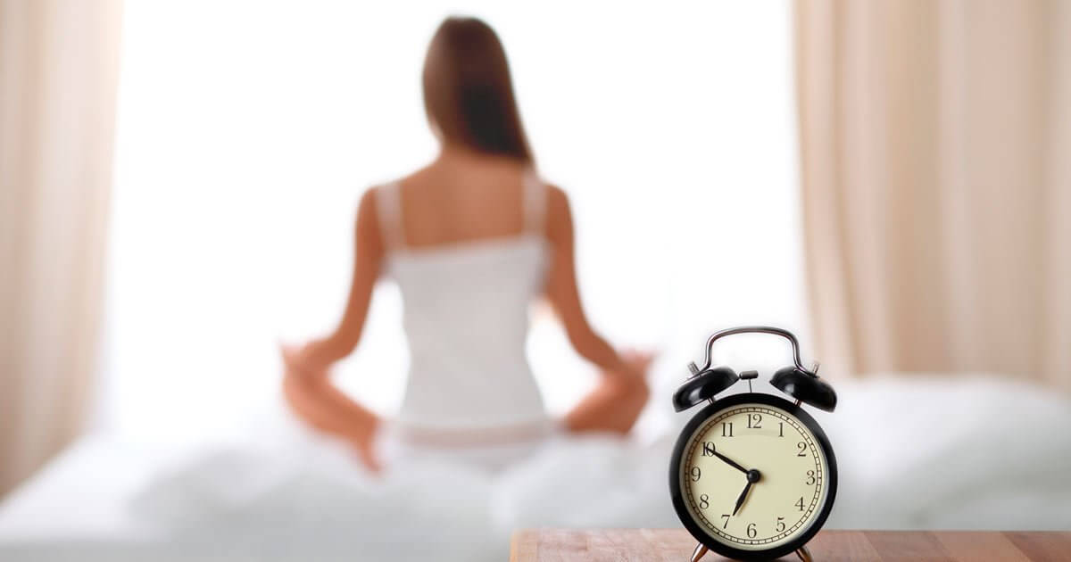 Sleep_blog Woman meditating